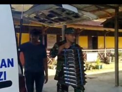 Anggota Koramil 06/Selakau Dampingi Pendistribusian Makanan Bergizi Gratis di Wilayah Binaan