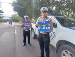 Wujudkan Kamseltibcarlantas Kondusif, Satlantas Polres Kapuas Antisipasi Balapan Liar.
