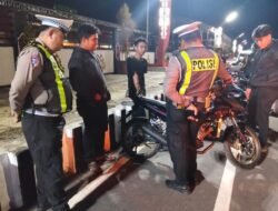 Antisipasi Balapan Liar, Satlantas Polres Kapuas Patroli malam