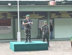 Dandim 1002/HST Pimpin Korps Raport Purna Tugas Personel Militer dan PNS