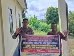 Polsek Tanah Siang Selatan Berkomitmen Tegas Terhadap Pelaku Membakar Hutan dan Lahan