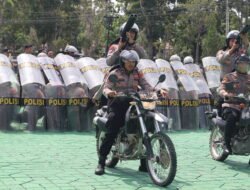 Latihan Dalmas Polres Sukamara Perkuat Kemampuan Personel Hadapi Massa
