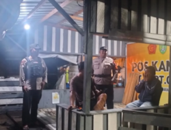 Polsek Sukamara Gelar Sambang Pos Kamling di Kelurahan Mendawai