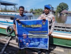 Sat Polairud Polres Sukamara Intensifkan Kegiatan Harian di DAS Jelai dan Mapam
