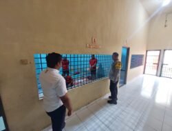 Pastikan Keamanan, Ps. Pamapta I Polres Sukamara Cek Ruang Tahanan