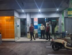 Cegah Premanisme, Sat Samapta Polres Sukamara Amankan Kawasan Bank