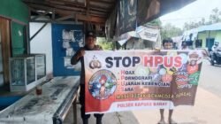 Polsek Kapuas Barat Rutin Berikan Imbauan Stop Hoax, Pornografi, Ujaran Kebencian dan Sara Kepada Warga