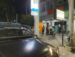 atroli Malam Sat Samapta Jaga Keamanan Bank BNI Sukamara