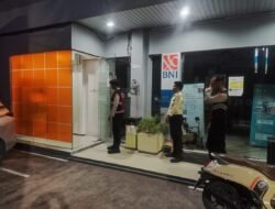 Hadirkan Rasa Aman, Patroli Pencegahan Premanisme di Bank BNI Sukamara