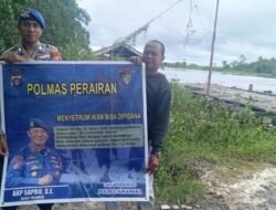 Sat Polairud Polres Sukamara Hadir Amankan Aktivitas di DAS Jelai dan Mapam