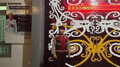 Patroli Harkamtibmas Jaga Keamanan Lapas Kelas III Sukamara