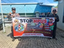 Polsek Kapuas Barat Rutin Berikan Imbauan Stop Hoax, Pornografi, Ujaran Kebencian dan Sara Kepada Warga