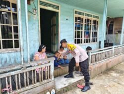 Bhabinkamtibmas Polsek Lahei Laksanakan Kegiatan Sambang di Desa Benao