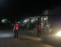 Satsamapta Polres Bartim Lakukan Patroli Jawara ke Permukiman Warga