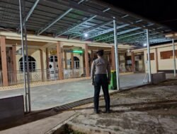 Satsamapta Polres Bartim Lakukan Patroli di Sekitar Mesjid Al-Harist Polres Bartim