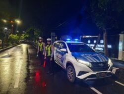 Antisipasi Balapan Liar, Satlantas Polres Kapuas Patroli malam