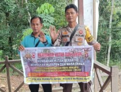 Polsek Permata Intan: Jangan Membuka Lahan Dengan Cara Dibakar