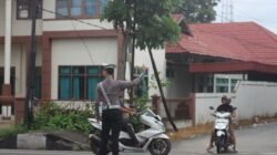 Hadir di Tengah Masyarakat, Satlantas Polres Kapuas Pengaturan Pagi