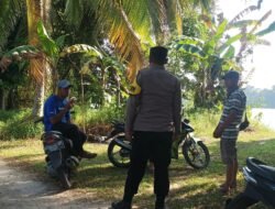 Antisipasi Karhutla, Personel Polsek Dusun Hilir Gencarkan Sosialisasi Terkait Larangan Karhutla