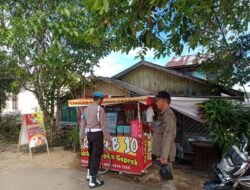 Musim Kemarau, Personel Polsek Karau Kuala Gencar Imbau Warga Masyarakat Cegah Karhutla