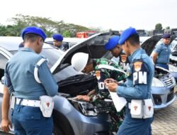 Tegakkan Disiplin dan Kesiapsiagaan, Kodaeral XII Gelar Apel Pemeriksaan Kendaraan Dinas dan Para Pengemudi