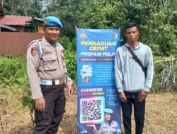 Propam Polsek Kapuas Timur Sosialisasikan Layanan Dumas Online Propam Polri