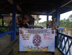 Putus Penyebaran Berita Hoax, Polsek Kapuas Timur Sampaikan Stop Hoax Kepada Warga