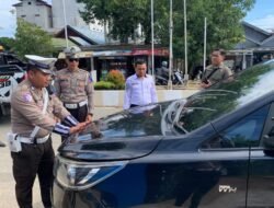 Ops Keselamatan Telabang 2026, Polres Murung Raya Laksanakan Ramp Check Kendaraan Umum