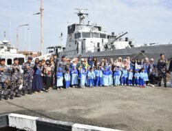 Langkah Kecil di Geladak KRI, Mimpi Besar untuk Laut Indonesia Bersama Kodaeral XII