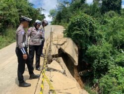 Survey Jalan Rusak Satgas Preemtif Polres Murung Raya dalam Rangka Operasi Keselamatan Telabang 2026