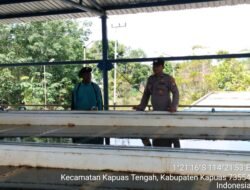 Polsek kapuas Tengah laksanakan Patroli ke objek vital ke PDAM unit Pujon.