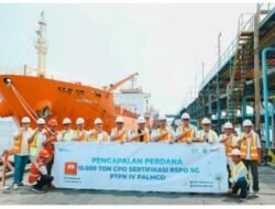 PTPN IV PalmCo Raup USD 10,5 Juta dari Penjualan CPO Bersertifikasi RSPO