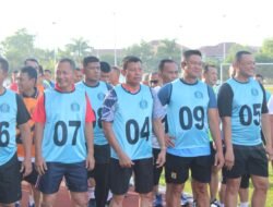 Tunjukkan Keteladanan , Dankodaeral XII Ikuti Kesamaptaan Jasmani Pati TNI