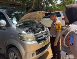 Laksanakan Ramcek Operasi Keselamatan Telabang 2026, Kasat Lantas Polres Murung Raya Pastikan Keselamatan Pengguna Angkutan