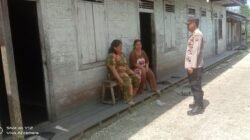 Berikan Imbauan kantibmas kepada warga di lakukan personil Polsek Kapuas Tengah.