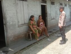 Berikan Imbauan kantibmas kepada warga di lakukan personil Polsek Kapuas Tengah.