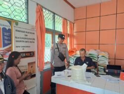 Antisipasi Karhutla, Personel Polsek Dusun Utara Gencar Beri Imbauan Dengan Warga Masyarakat