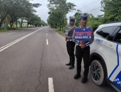 Wujudkan Kamseltibcarlantas Kondusif, Satlantas Polres Kapuas Antisipasi Balapan Liar.