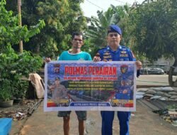 Tingkatkan Kesadaran Kebersihan Lingkungan, Satpolairud Imbau Masyarakat Pesisir Untuk Tidak Membuang Sampah Ke Sungai