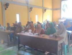 Babinsa Samustida Hadiri Kegiatan Laporan Pertanggungjawaban KSM dan Pelatihan KKP Dak Sanitasi Wilayah Binaan