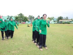Persit Kodim 1009/Tanah Laut Gelar Lomba Olahraga Tradisional Banjar, Dandim: Lestarikan Budaya dan Pererat Kebersamaan