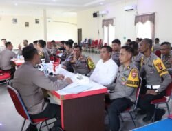Satgas Ops Keselamatan Kapuas Polres Melawi Ikuti Wasops di Polres Sekadau