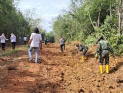 TMMD Satukan Langkah, Kodim 1008/Tabalong Wujudkan Jalan Baru 1,2 Km di Barimbun