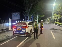 Antisipasi Balapan Liar, Satlantas Polres Kapuas Patroli malam
