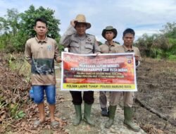 Polsek Laung Tuhup Gencarkan Sosialisasi Karhutla ke Lapisan Masyarakat