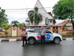 Antisipasi Lakalantas, Satlantas Polres Kapuas Pantau Arus Lalu Lintas Lingkar Luar Kota