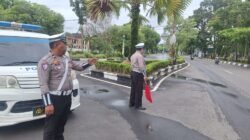 Antisipasi Lakalantas, Satlantas Polres Kapuas Pantau Arus Lalu Lintas Lingkar Luar Kota