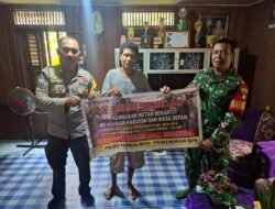 Lakukan Pencegahan, Bhabinkamtibmas dan Babinsa Sosialisasi Larangan Aksi Karhutla Di Tumbang Saan