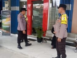 Giat Patroli objek vital ke bank BPD Rutin dilakukan Personil Polsek Kapuas tengah.