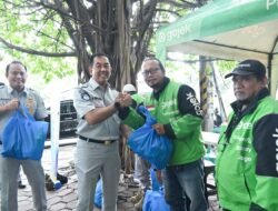 Jasa Raharja Perkuat Budaya Keselamatan, Sambangi Komunitas Ojol Rawa Buaya Jakarta